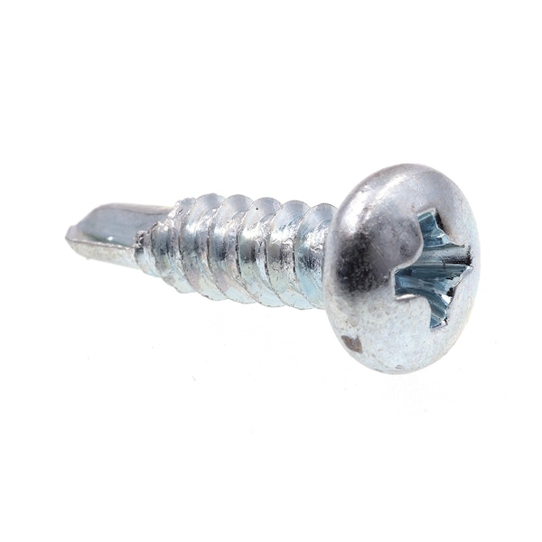 Prime-Line Sheet Metal Screw, Self-Dril, Pan, Phil No. 8 X 5/8in Zinc Plated Case Hard 50PK 9029637 - main